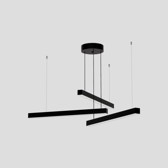 Pendente Montare Linear Plus Triplo 21 watts 600x35x35mm 39660