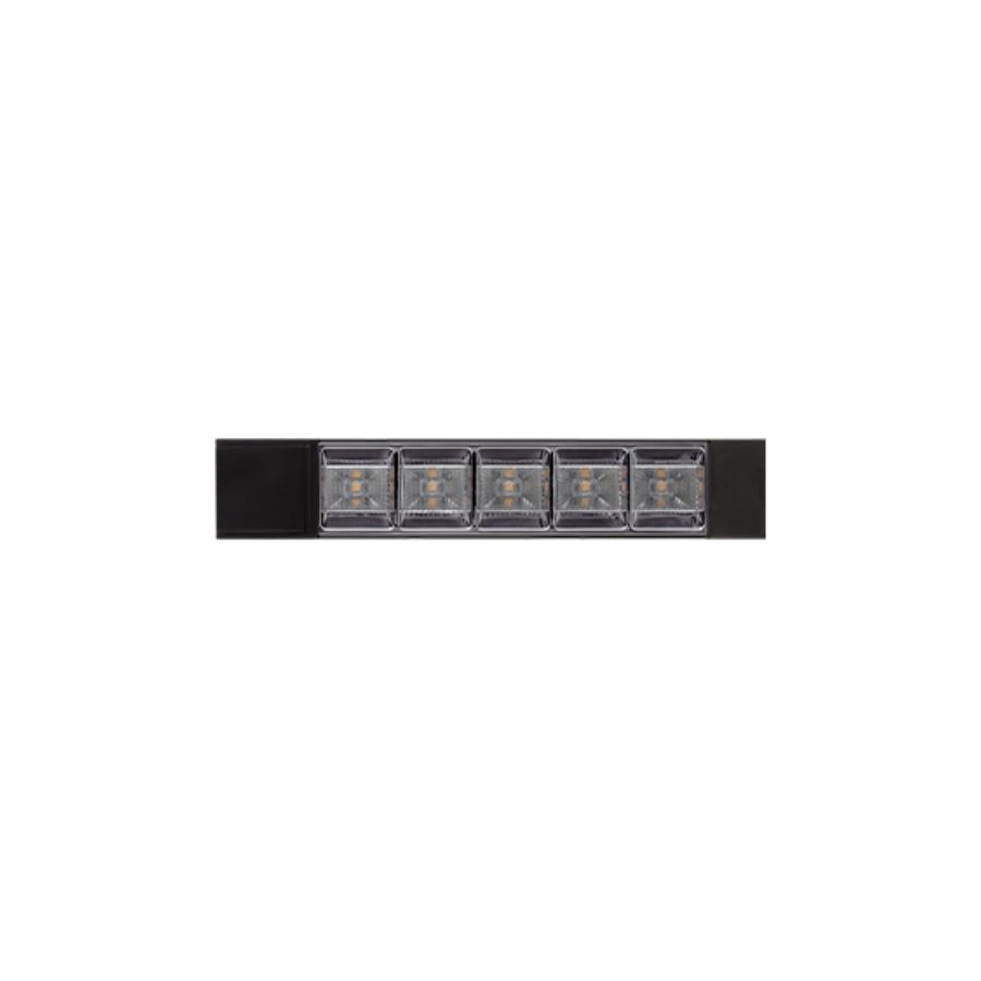 Luminária de Luz Pontual Stella Linha Trace Preto 7 watts 3000K Bivolt 190x45x35mm STL22465PTO/30