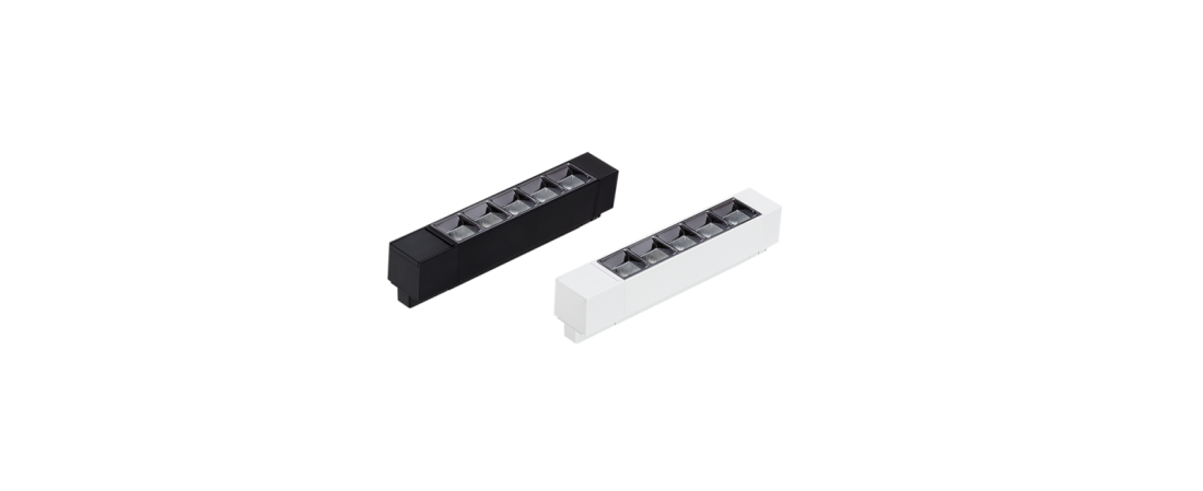 Luminária de Luz Pontual Stella Linha Trace Preto 7 watts 3000K Bivolt 190x45x35mm STL22465PTO/30