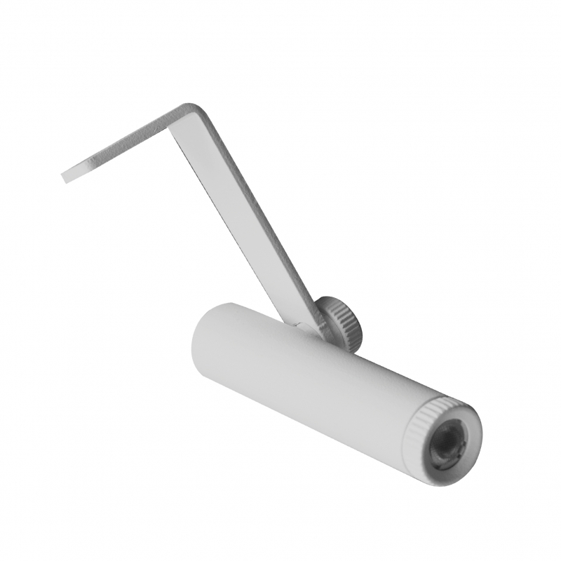 Mini Spot Direcional Romalux Angle Branco 2 watts 2700K 15° Bivolt IP20 Ø15x55mm Waldir Jr. 80210