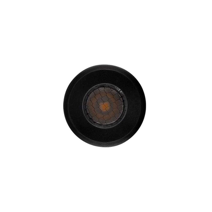 Balizador Solo Stella Way UP Recuado 1 Watt 3000K 24V Grade Antiofuscante Ø41x73mm Preto STL22712PTO/30