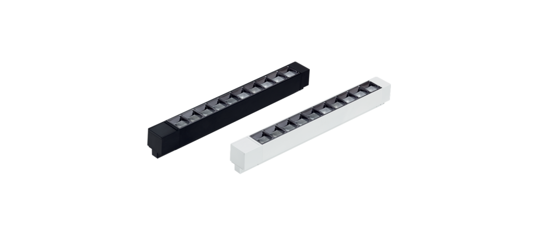 Luminária de Luz Pontual Stella Linha Trace Preto 14 watts 3000K Bivolt 325x45x35mm STL22466PTO/30