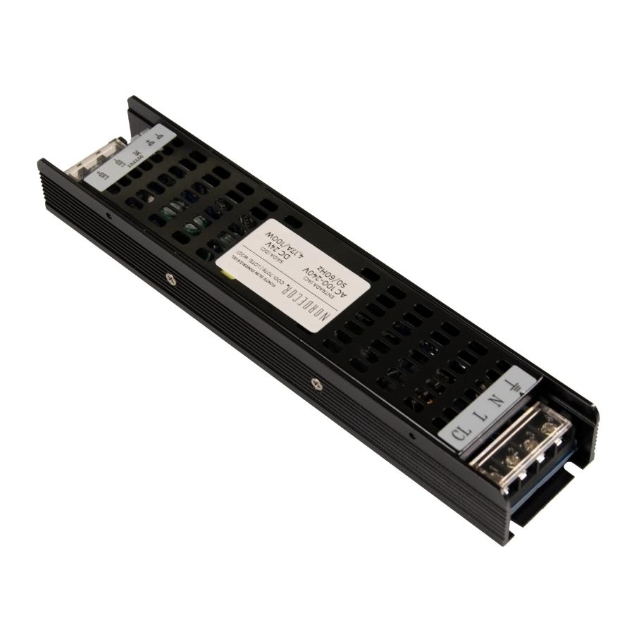 Fonte 24V Nordecor Dimerizável (Triac) 4,17A 100 watts 220V 230x50x30mm 7079