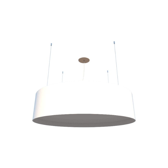 Pendente Fox Lustres Madeira Cilíndrico 5L E27 Ø600x160mm 695