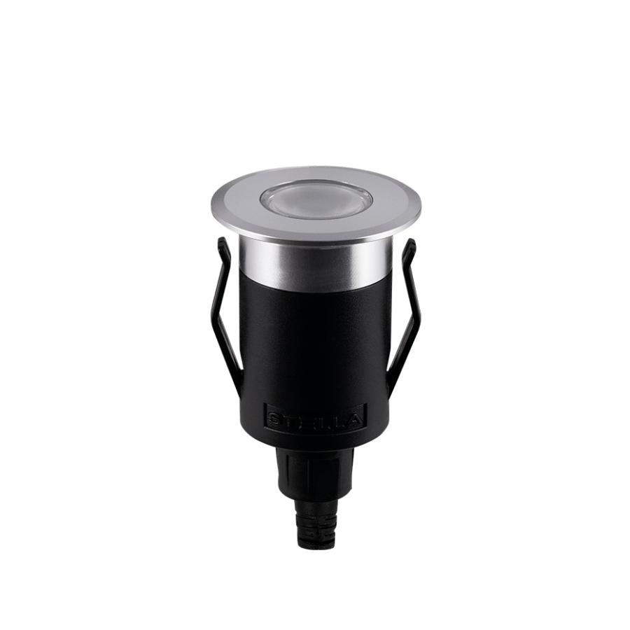 Balizador Solo Stella Way UP 1 Watt 3000K IP67 24V Ø41x73mm Alumínio STL22711AL/30