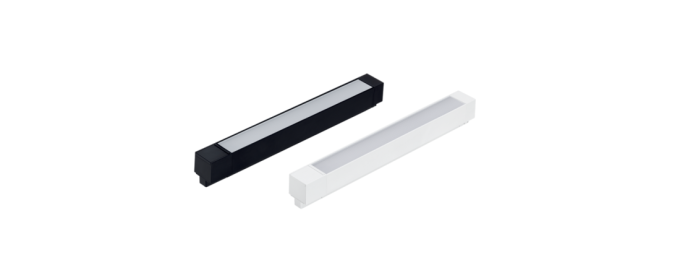 Luminária de Luz Geral Stella Linha Trace Preto 12,5 watts 4000K Bivolt 325x45x35mm STL22460PTO/40