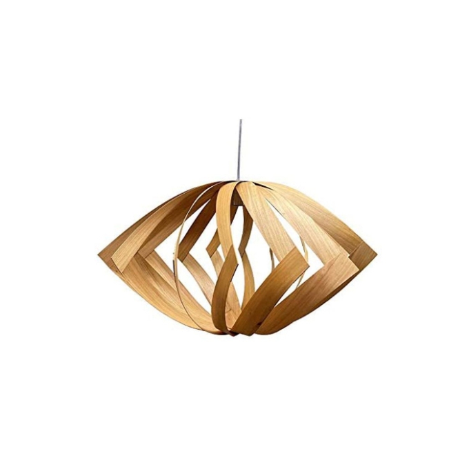 Pendente Fox Lustres Madeira Clean 1L E27 Ø860x490mm 891