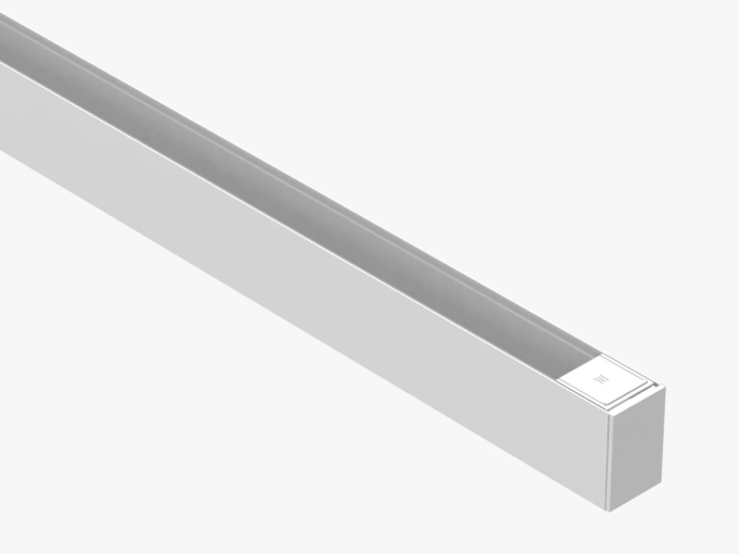 Trilho de Sobrepor Stella Trace 1 Metro Branco STL22404BR