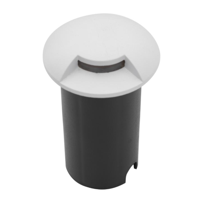Embutido de Solo Nordecor Zola Branco 1 Facho 1 watt 24° IP67 3000K Ø60x94mm 6154