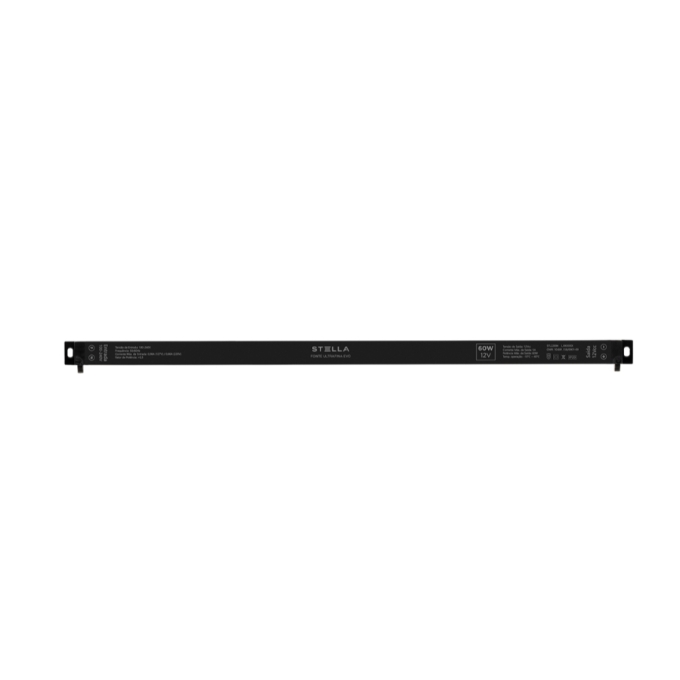 Fonte 12V Stella Ultrafina Evo 60 Watts IP20 Bivolt 422x16x18mm STL22694
