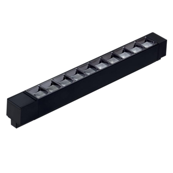 Luminária de Luz Pontual Stella Linha Trace Preto 14 watts 3000K Bivolt 325x45x35mm STL22466PTO/30