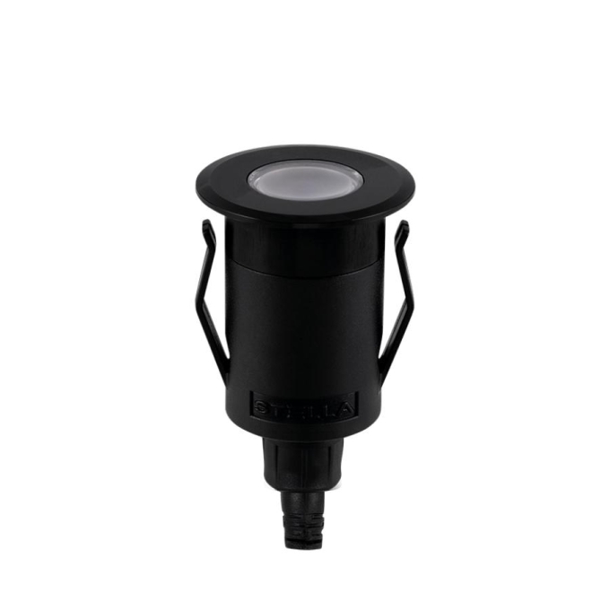 Balizador Solo Stella Way UP 1 Watt 3000K IP67 24V Ø41x73mm Preto STL22711PTO/30