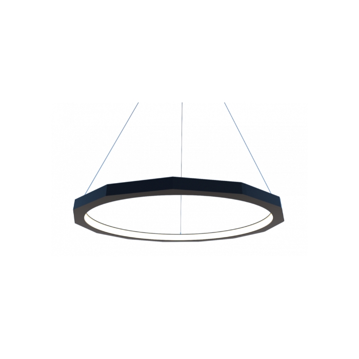 Pendente Fox Lustres Led Madeira 30 watts 3000K Ø500x40x40mm 921