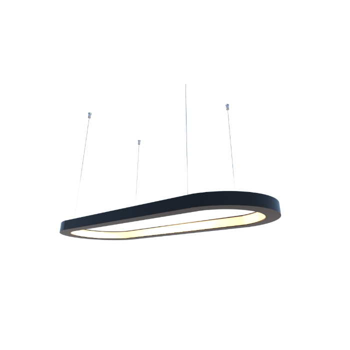 Pendente Fox Lustres Led Madeira 42 watts 3000K 900x360x40mm 888