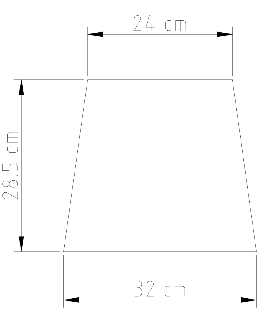 Abajur Golden Art Quadrado Latão e Acrílico Cristal 700mm 1L E27 M677LT