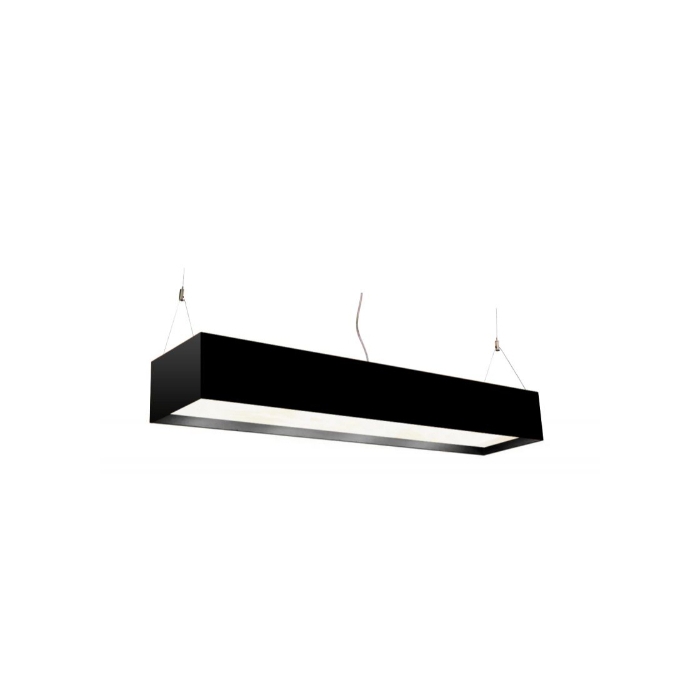 Pendente Fox Lustres Madeira Clean 2L Tubular T8 1250x130x100mm L101