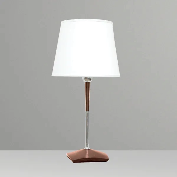Abajur Golden Art Eros Latão e Madeira 560mm 1L E27 M626MA