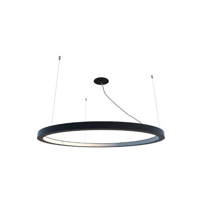 Pendente Fox Lustres Led Madeira Redondo 24 watts 3000K Ø400x40mm 863