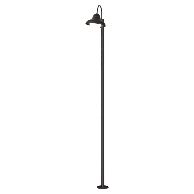 Poste TKS Baruc 1 Glass 1L E27 360x240x2200mm 1365