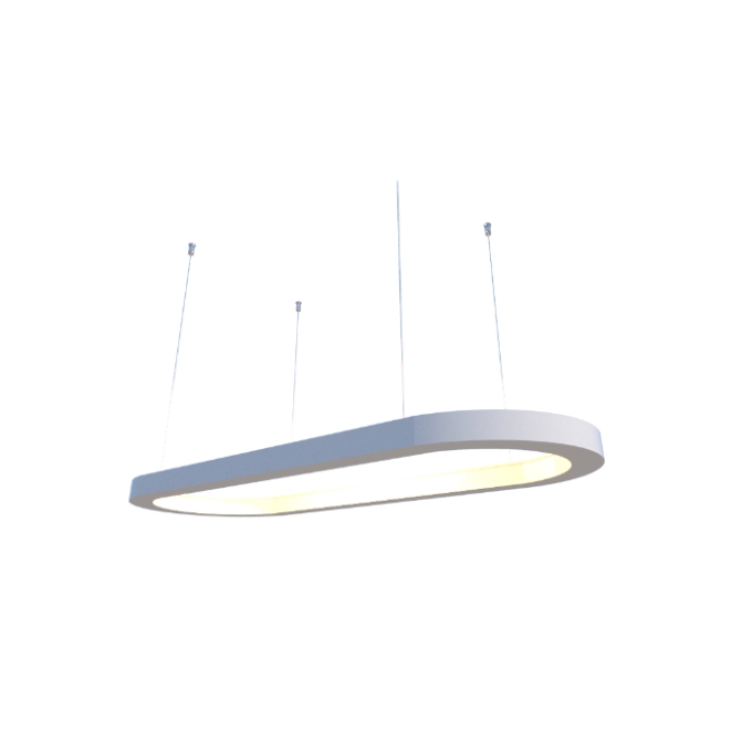 Pendente Fox Lustres Led Madeira 32 watts 3000K 700x280x40mm 886