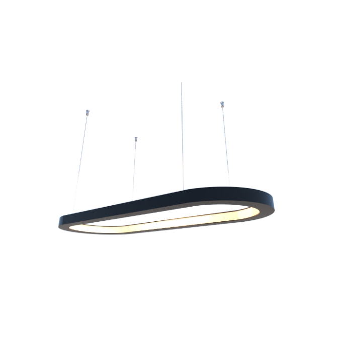 Pendente Fox Lustres Led Madeira 32 watts 3000K 700x280x40mm 886