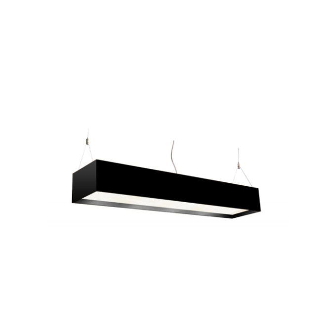 Pendente Fox Lustres Madeira Clean 2L Tubular T8 1250x130x100mm L101