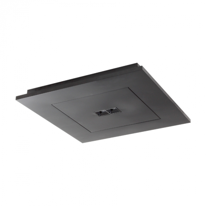 Plafon Spotline Infinity 29 watts + 2 Focos 4 watts Bivolt 40x320x320mm 1054/32