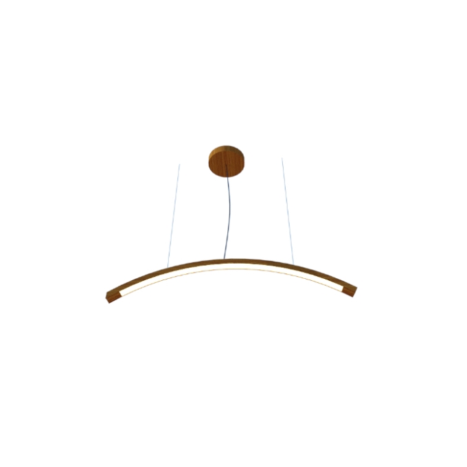 Pendente Fox Lustres Led Madeira 23 watts 3000K 130x1200x50mm 902