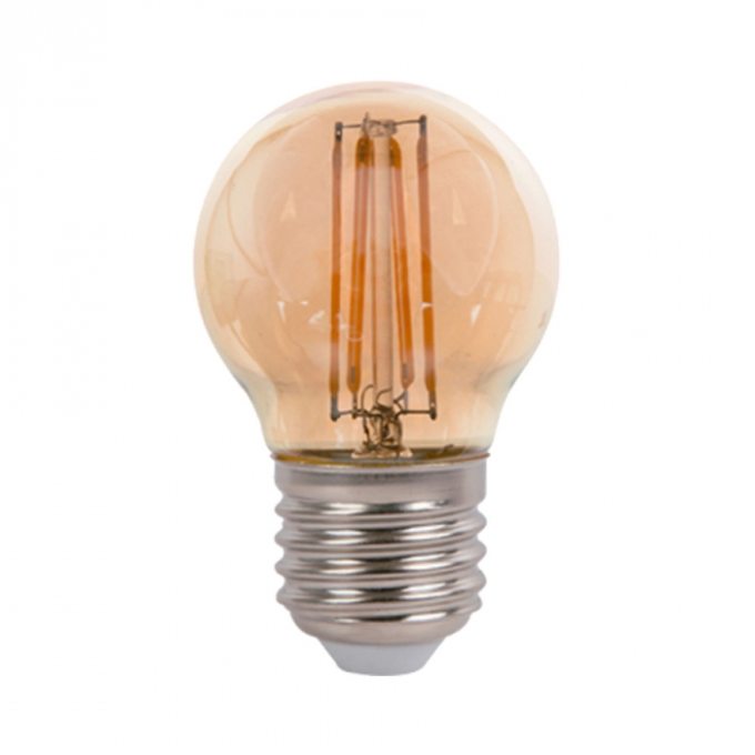 Lâmpada Pix Bolinha Vidro Âmbar 4 watts E27 2400K Bivolt 36505838