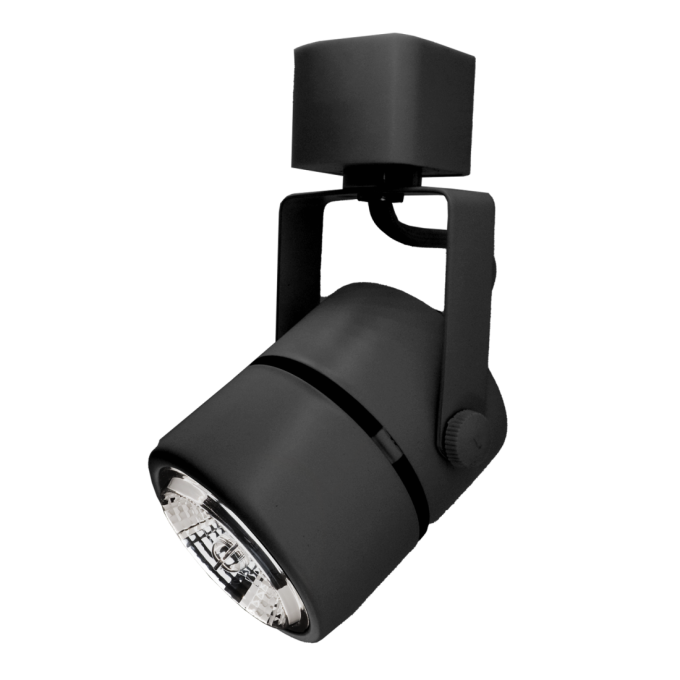 Spot para Trilho Pix Fenda Preto AR70 GU10 Bivolt Ø80x195mm 36506448