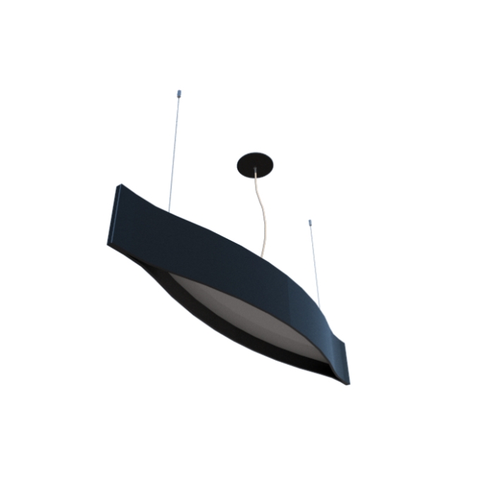 Pendente Fox Lustres Led Madeira Clen 55 watts 3000K 1500x230x150mm 701