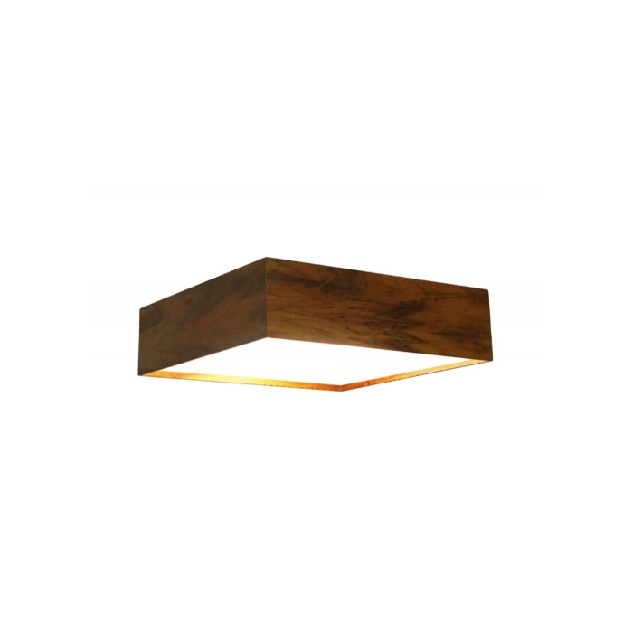 Plafon Fox Lustres Clean Madeira e Acrílico 7L E27 150x900x900mm P09-G