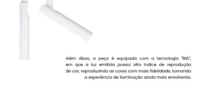 Spot Direcional Opus LED Lapiz 2 watts 15° IP65 Preto 2700K 60 Lúmens Ø16x83mm OPS 85711