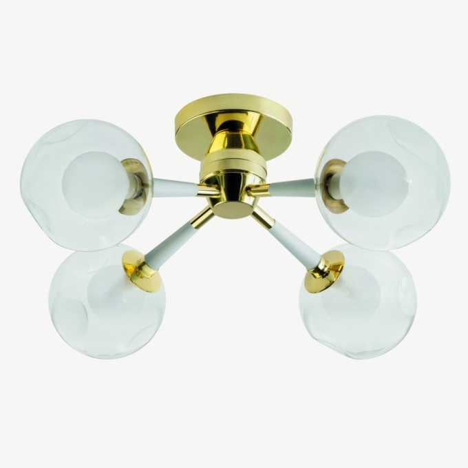 Plafon Golden Art Koll 4L G9 Ø520mm T2805PF-4PI