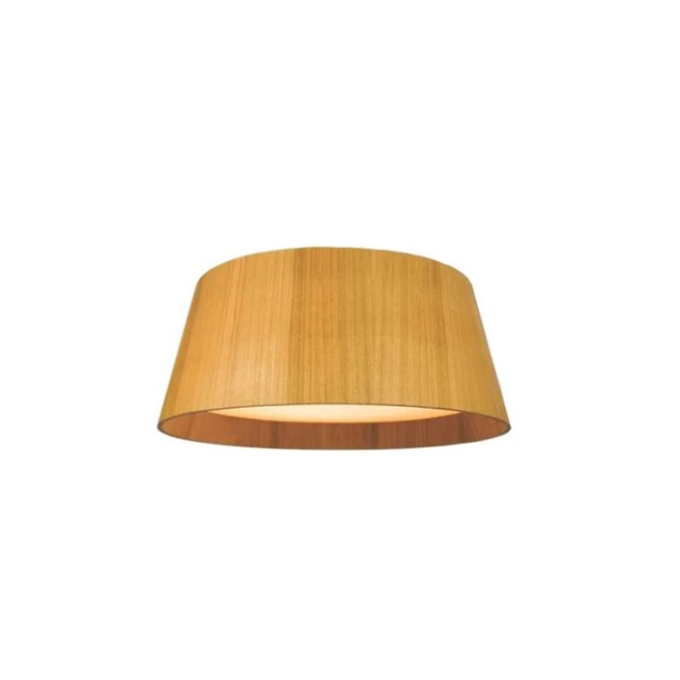 Plafon Fox Lustres Cônico Madeira e Acrílico 5L E27 Ø620x230mm P59