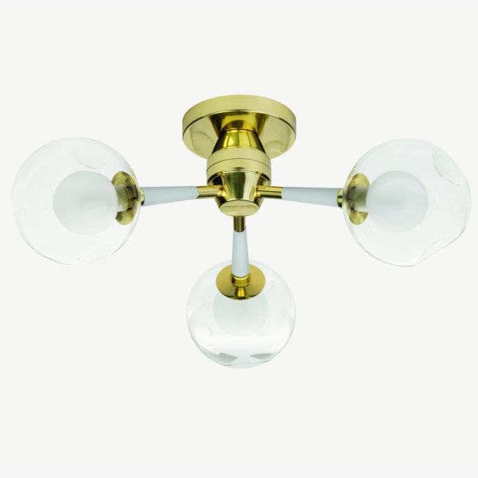 Plafon Golden Art Koll 3L G9 Ø520mm T2805PF-3PI