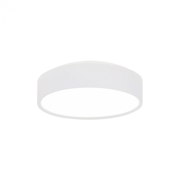 Plafon Usina Clear Branco 4L E27 Ø440X110mm 4050/42