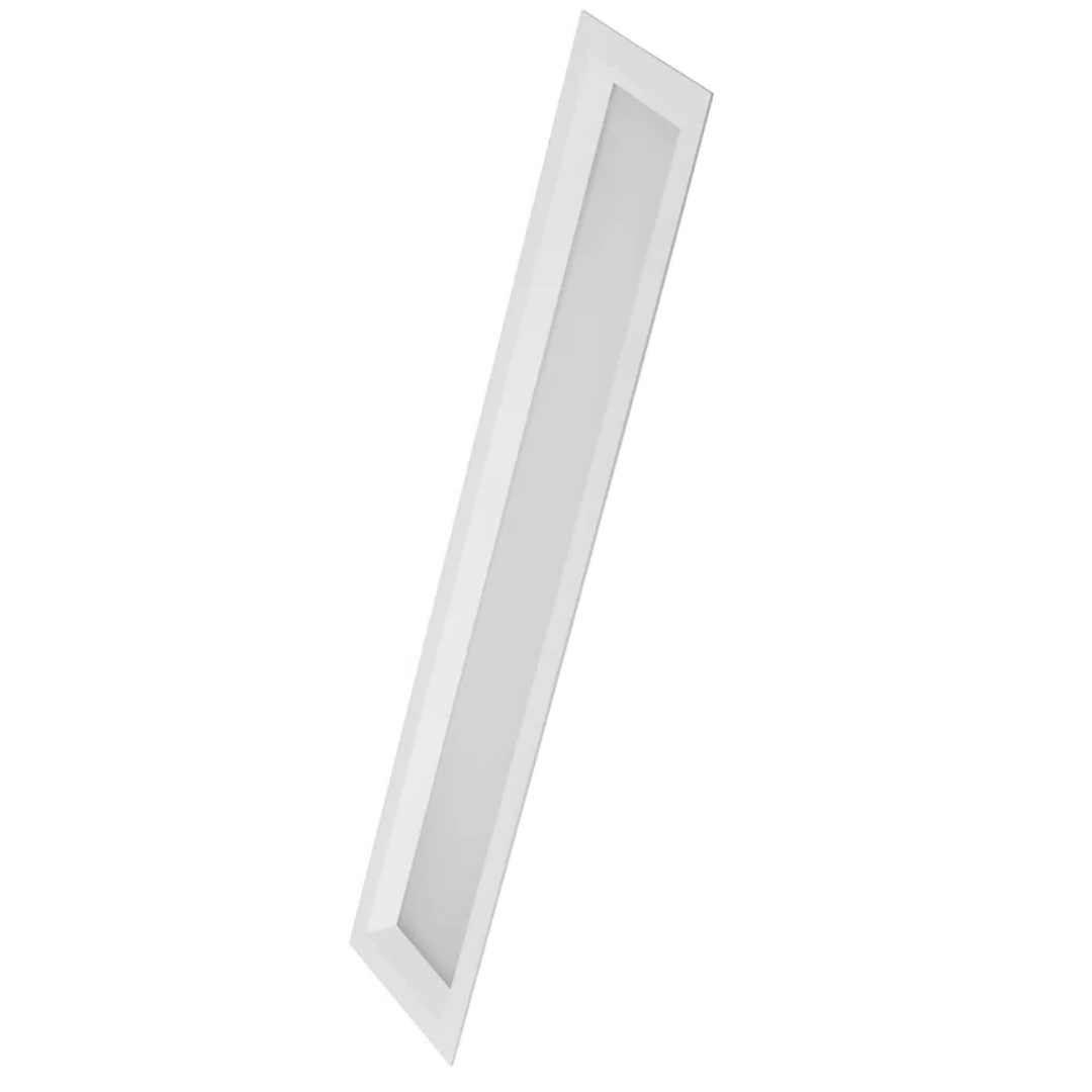 Luminária Retangular Embutir Slim Recuada Belly Iluminação 1L T8 600mm L-300/1