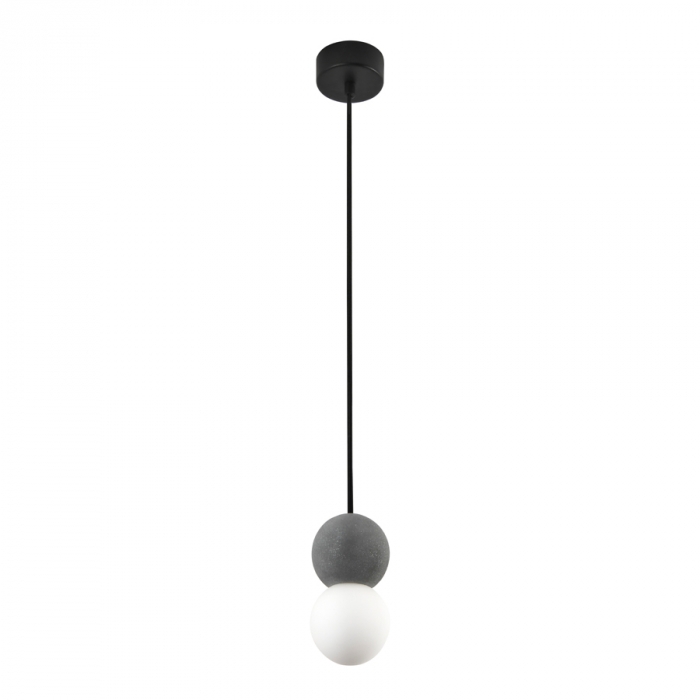 Pendente Casual Light Studioluce Somut Cinza 1L G9 Ø80x150mm PD1748