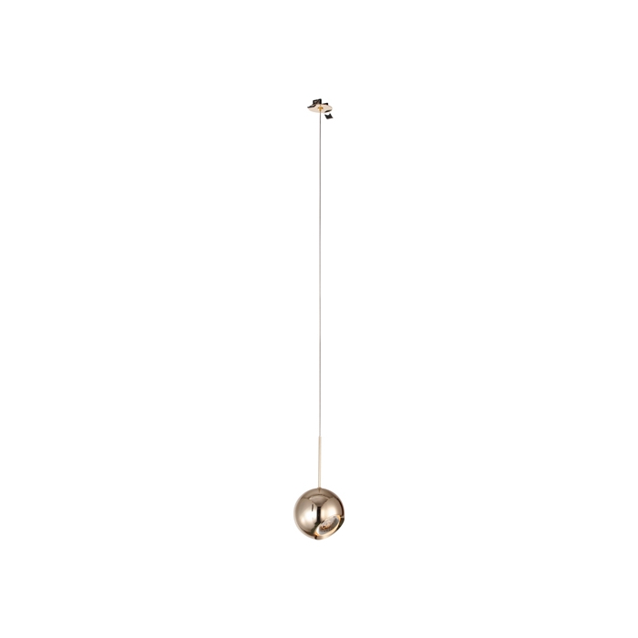 Pendente Casual Light Studioluce Augen Dourado 7 watts 3000K Ø120x240mm PD1721DO