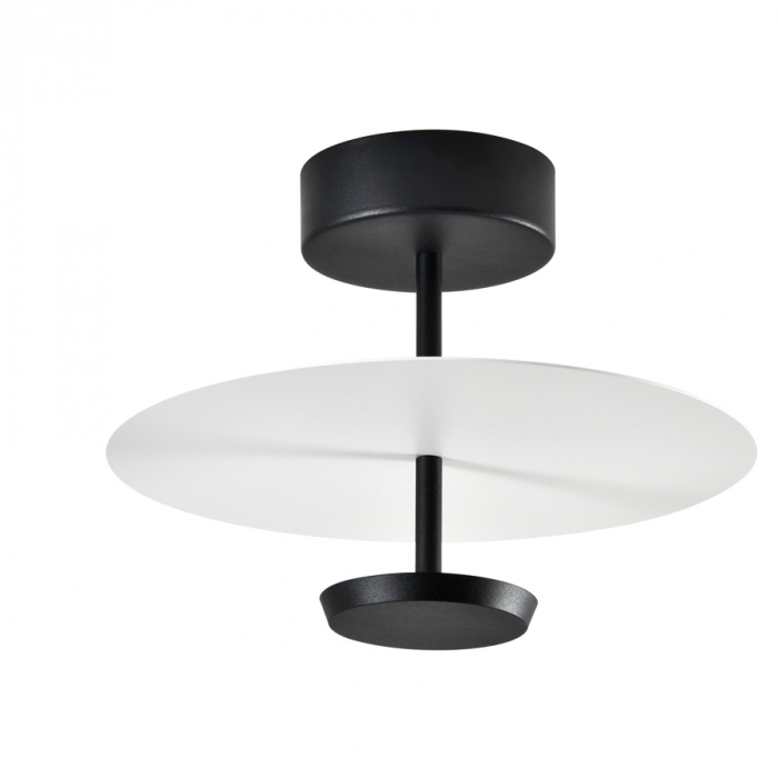 Plafon Casual Light Studioluce Dover Preto 10,5 watts 2700K 300mm PL1644PT