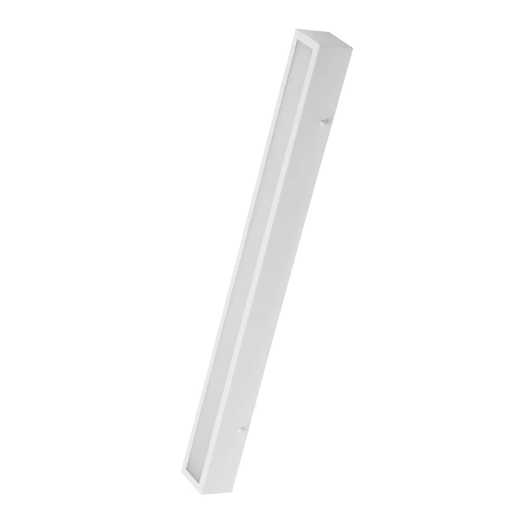 Luminária Retangular Sobrepor Slim Belly Iluminação Alumínio 2L T8 600mm L-400/3