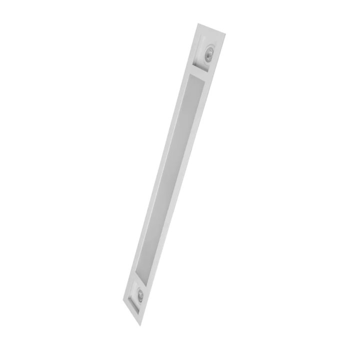 Luminária Retangular Embutir Slim Plana Belly Iluminação 2L T8 600mm + 2L PAR 20 L-600/1