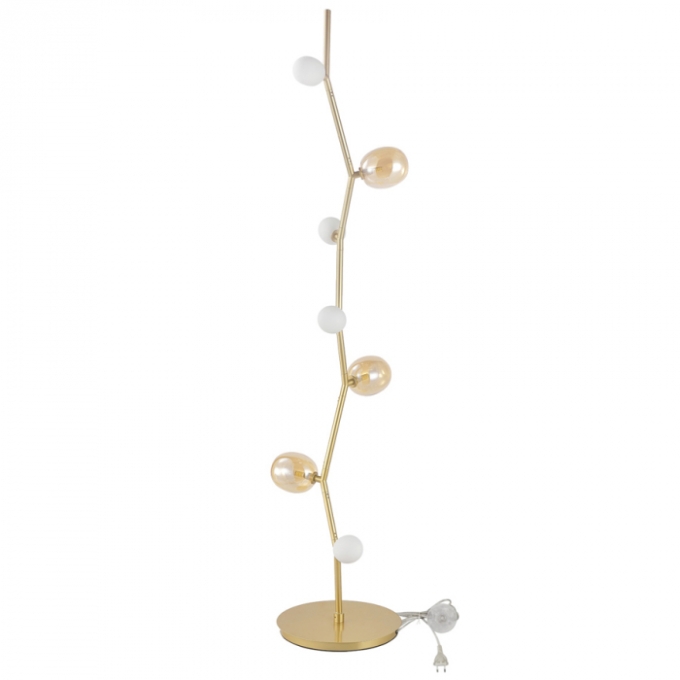 Coluna Casual Light Studioluce Pinot Dourado e Champagne 5L G9 1750xØ370mm CL1673DO