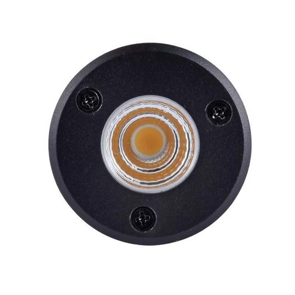 Embutido de Solo Nordecor Venna 5 watts 24° IP67 3000K Preto Bivolt Ø65x70mm 6421