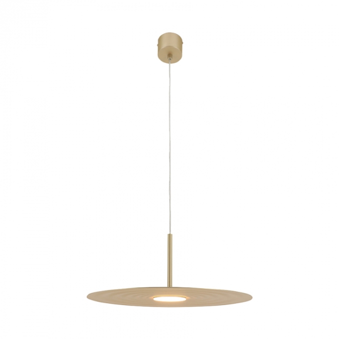 Pendente Casual Light Studioluce Disco Preto 7 watts 3000K Ø400x167mm PD1802