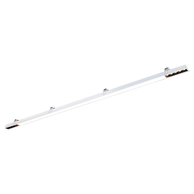Perfil Spotline Embutir Del 4 Focos 46 watts Bivolt 50x35x1500mm 1075/1500