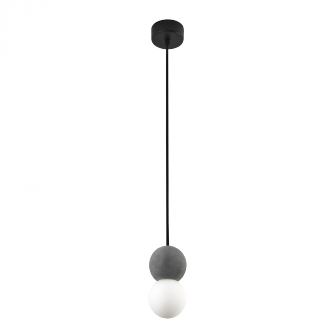 Pendente Casual Light Studioluce Somut Cinza 1L G9 Ø80x150mm PD1748