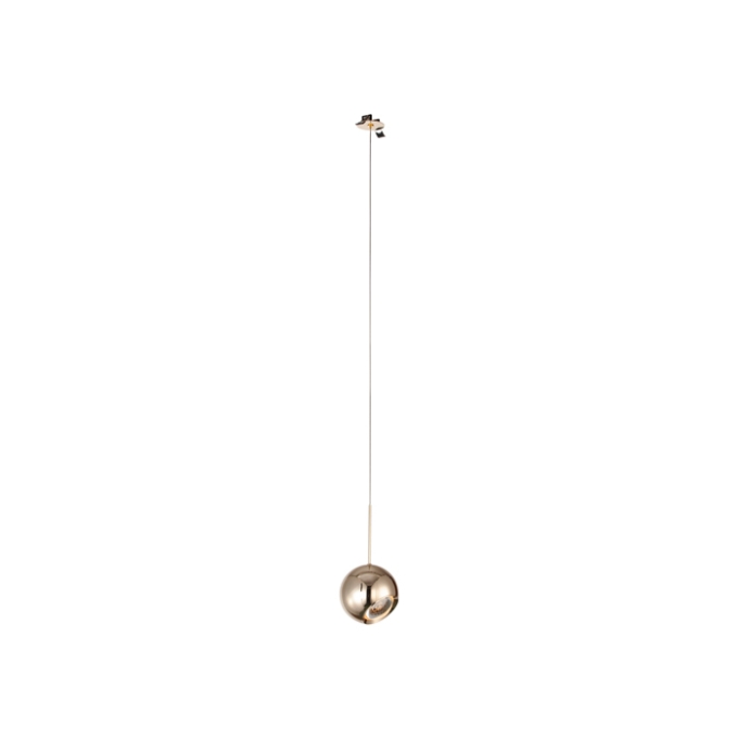 Pendente Casual Light Studioluce Augen Dourado 7 watts 3000K Ø120x240mm PD1721DO