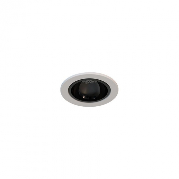 Luminária de Embutir Interlight Picco Pro Redondo 4 watts IRC95 IP54 Bivolt Ø43x43mm 4480